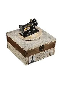 Шкатулка для рукоделия Прованс (15х15х16см) (222-102)