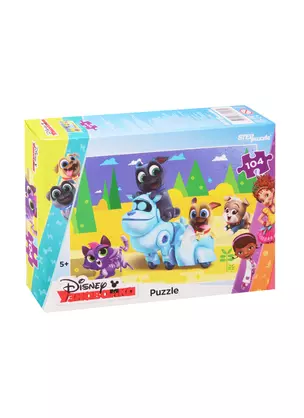 Пазл Дружные мопсы (DisneyJunior) Step Puzzle 104 элемента 82205 — 2816584 — 1