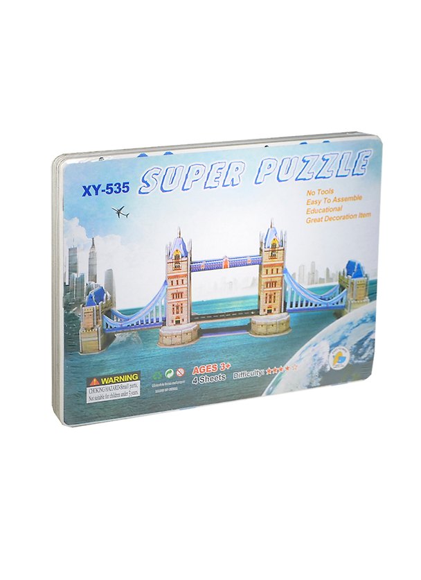Конструктор 3D Лондонский мост (XY-535) (124374) (Super Puzzle) (3+) 2420326 — 1