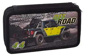 Пенал 2 отделения "Off road" 19*11 см