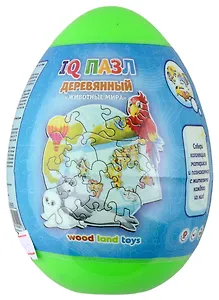 Игровой набор "IQ Пазл. Животные мира" (без карамели)