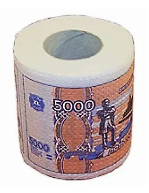 Туалетная бумага Филькина грамота "5000 рублей" 316375