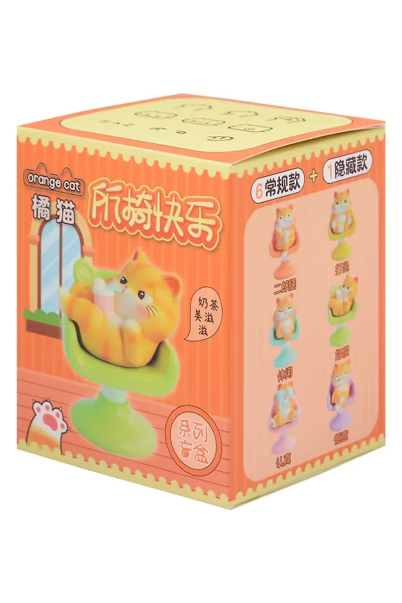 Фигурка Котик Relax (7см) (пластик) (Blind Box) (12-191025-I43) 3132999 — 2