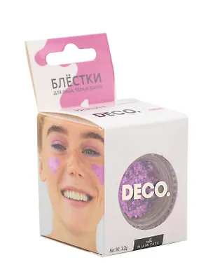 Блестки для лица, тела и волос `DECO.` by Miami tattoos (Funday) (181700) 3030568