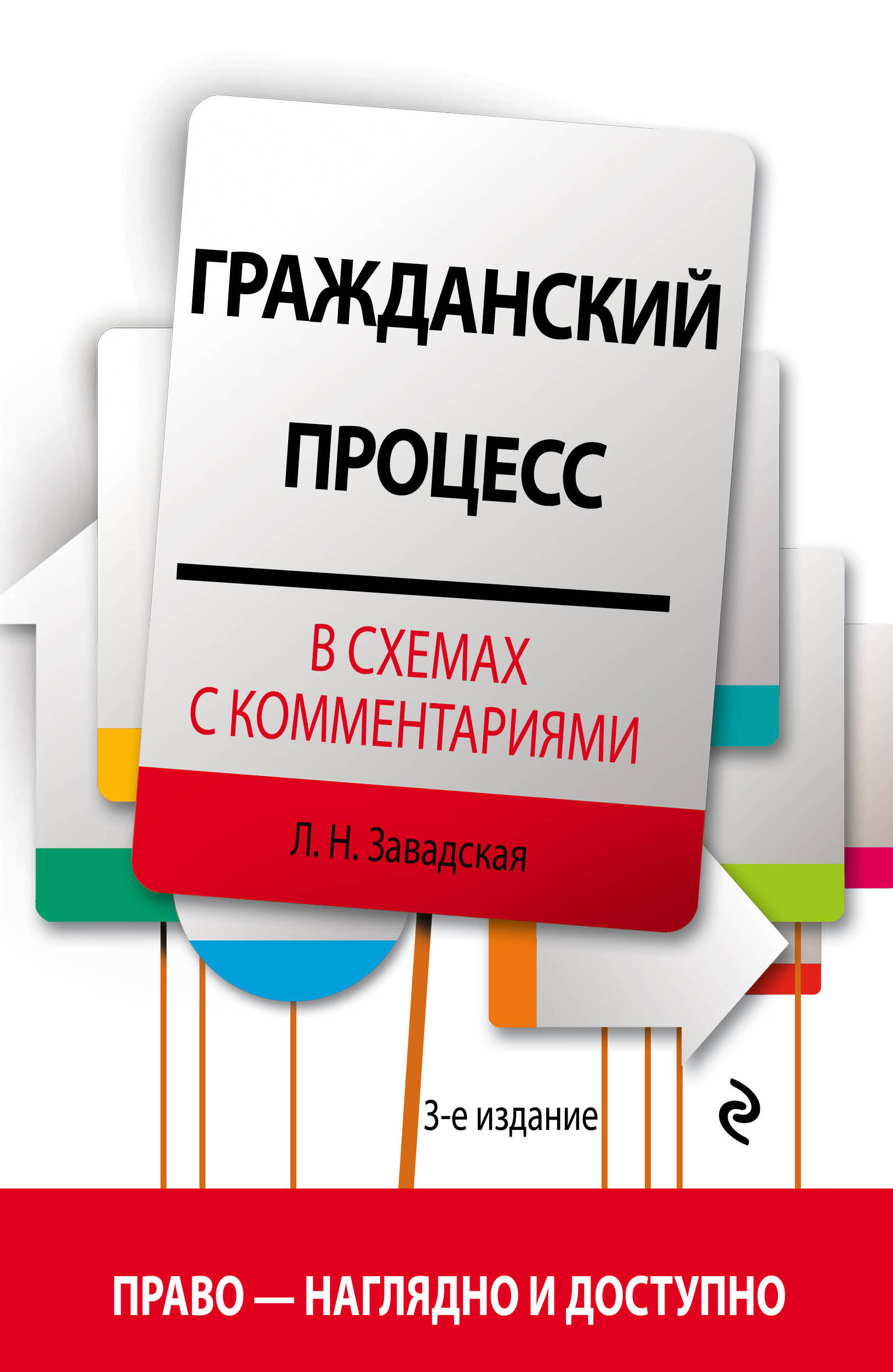 Обложка книги «Гражданский процесс в схемах с комментариями. 3-е издание»