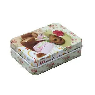 ПР Сувенир Феникс Коробка д/мелочей "Медвежонок в шляпе" (9*6,5*2,7см метал.) 37481 316735