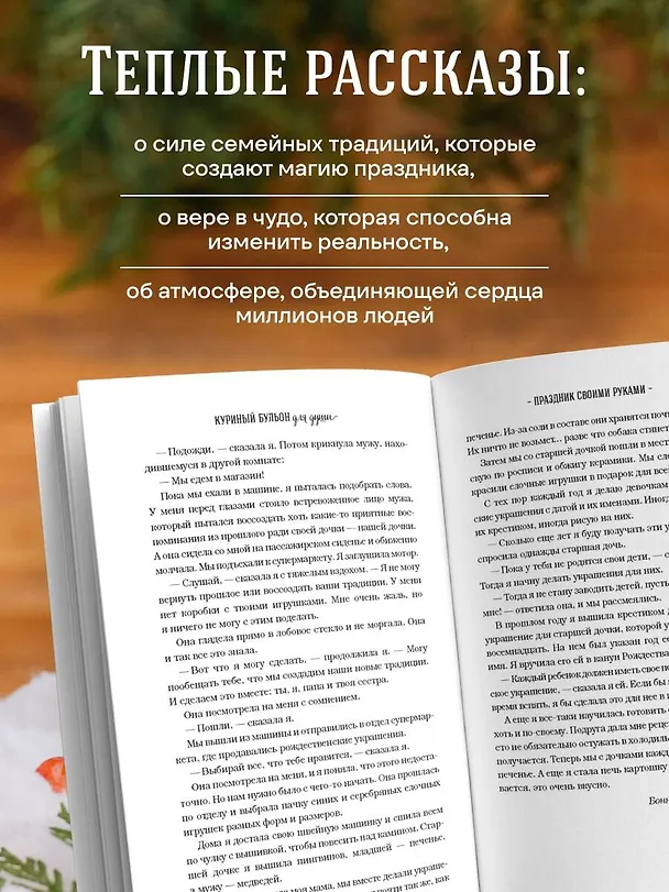 Книга Куриный бульон для души: Дух Рождества. 101 история о самом чудесном времени в году (новое оформление 2025) (Эми Ньюмарк) — 6