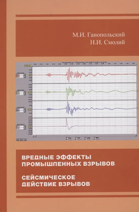 Книга Вредные эффекты промышленных взрывов. Сейсмическое действие взрывов (Михаил Ганопольский) — 1