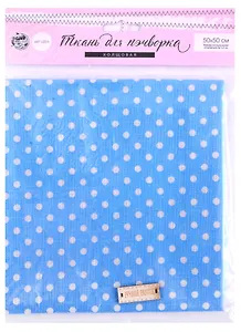 Ткань для пэчворка холща «Голубая волна», 50 х 50 см 5797752