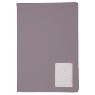 Ежедневник недат. А5 152л "NUANCES" эустома, 7Б, иск.кожа, тв.переплет, тонир.блок, нашивка с тисн.фольгой, скругл.углы, ляссе, инд.уп 3114922