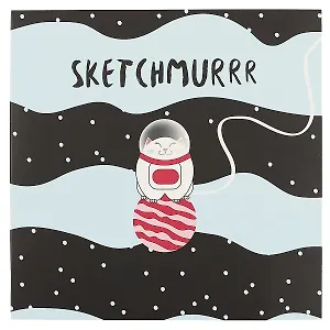 Скетчбук «Mur-mur», 40 листов, 17 x 17 см