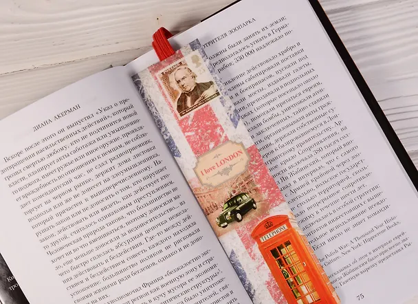 Закладка с резинкой Лондон 2554431 — 3