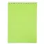 Блокнот А5 80л кл. "LINE NEON" зеленый, пласт.обл, спираль — 3041755 — 1