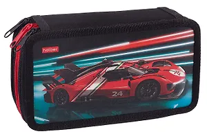 Пенал 3 отделения "Самый быстрый" 19*11 см