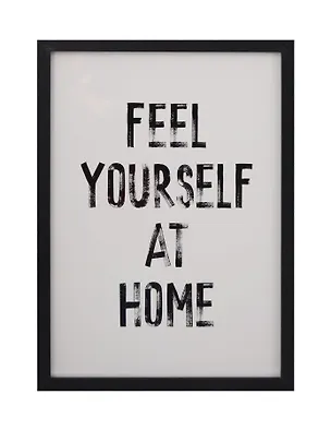 Фоторамка 21*30 "Feel yourself at home" черное дерево 3113248