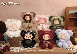 Коллекционные игрушки-сюрприз Пушистик (Lovely Emma) "Медвежий союз", 15см, 12-Luckyemma-05, Blind Box, Lucky Emma 15+