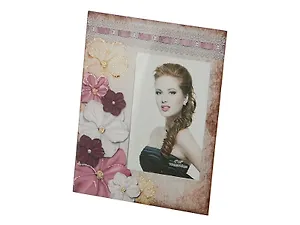 Фоторамка со стразами для фото 10х15 (18х22) (стекло) (502-303)