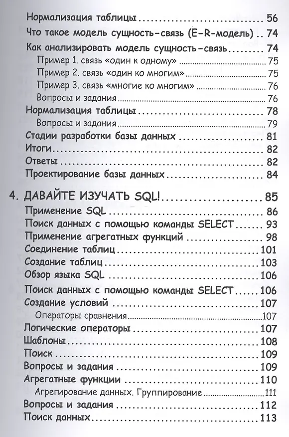 Книга Занимательное программирование. Базы данных. Манга (Мана Такахаси) — 3