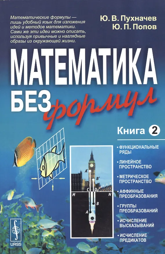Книга Математика без формул. Книга вторая: Функциональные ряды, линейное и метрическое пространства, аффин (Юрий Пухначев) — 3