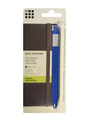 Ручка подарочная шариковая "Clic" 1,0мм корпус синий, Moleskine — 240917 — 1