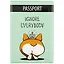 Обложка для паспорта Корги с короной Ignore everybody (ПВХ бокс) (ОП2019-229) — 2774794 — 1