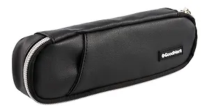 Пенал-косметичка 2 отделения, "Private" черный, 22*6*4 см