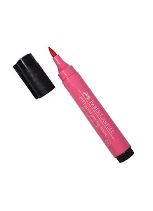 Ручка-кисточка капиллярная "РITT " утолщ.нак., розовый сталактит, Faber-Castell