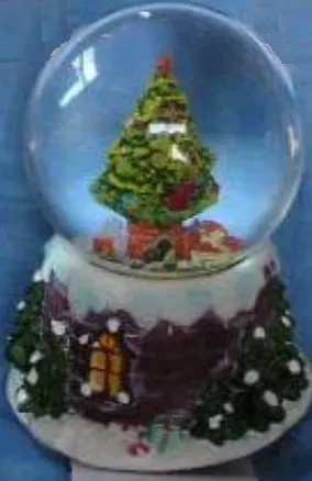 Новогодняя декоративная фигурка со стеклянным шаром 8X8X11 (31770) 2380720