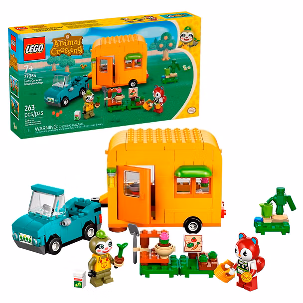 LEGO Animal Crossing: Фургон и магазин в саду Лейфа, 263 детали (77054) 3139734 — 1
