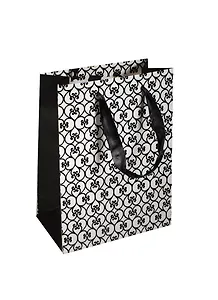 Пакет подарочный бумажный А5 19*25*9 "Узор", коричневый, мат. ламинат, Хансибэг