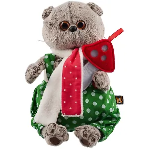 Мягкая игрушка Басик с мухомором (19 см) (Ks19-122)