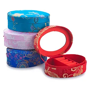 Шкатулка овальной формы (9х13) (в ассорт.) (23571)