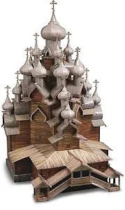 Модель, сборная, Умная бумага, Кижи, 1:100
