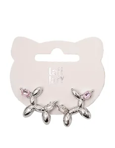 Сережки Собачки (2шт) (латунь) (12-253004-С58) (Lafilaf)