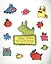 Тетрадь 48л кл. "Веселые монстры (Little monsters)" офсет, конгрев, мат.лам, выб.лак, ассорти, Unnika — 227775 — 2