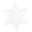 Заготовка для декора разъемная Звезда, 11х9х3,5см ( пластик) — 2644118 — 1