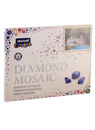 Алмазная мозаика MAZARI Водопады 40х50см, 1 дизайн, полная выкладка M-10162 2796477