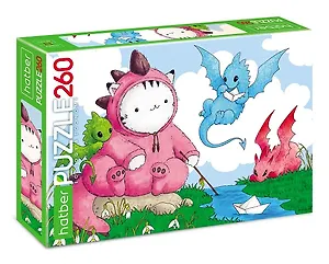 260ПЗ4_29245 "ECO" ПАЗЛЫ для детей 260 ЭЛЕМЕНТОВ А4ф 330х220мм  -Приключения кота Пирожка-