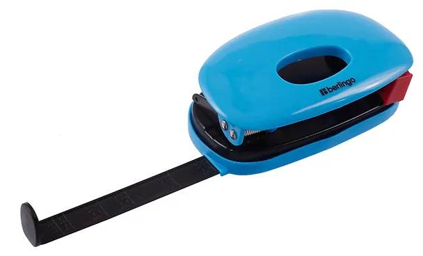Дырокол «Round», Berlingo, 10 листов, пластиковый, голубой 2975116 — 6