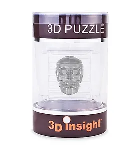 3D Головоломка Череп серебро (10309)