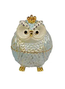 Шкатулка Сова белая (F176)