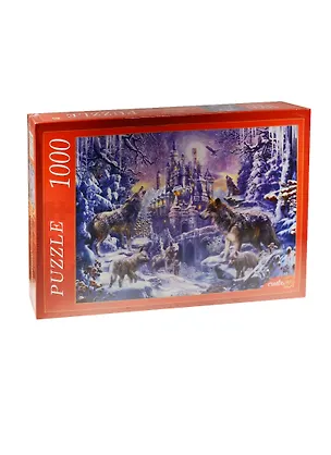 Пазл 1000 эл., 68,5*48,5см., Волки и зимний замок 2548306