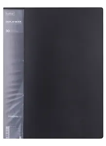 Папка 30ф А4 "STANDARD" пластик 0,6мм, черная