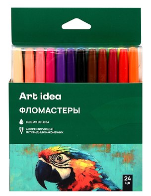 Фломастеры Art idea, 24 цвета 3143838