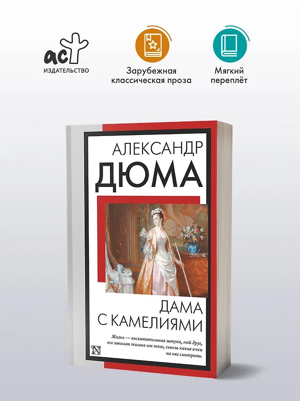 Книга Дама с камелиями (Александр Дюма (сын)) — 4