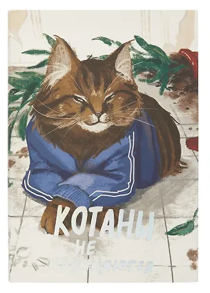 Книга для записи А5 128л кл. "Котаны не извиняются" инт.переплет, мат.лам. soft-touch, тисн.фольгой, офсет 3061743
