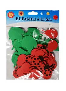 Декоративные Элементы из EVA Божья коровки и листики (11-01260-XH-88881_3)