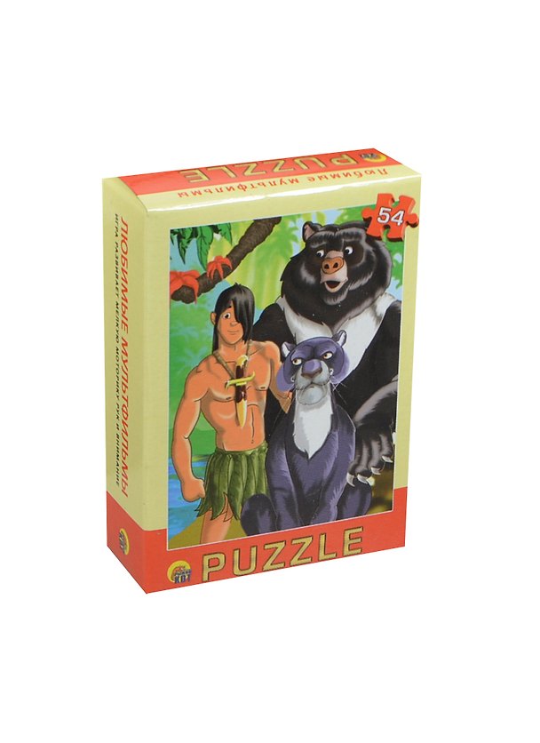 Пазлы 54 Любимые мультфильмы (П54-3664) (180х130) (Рыжий кот) (коробка) 2416350 — 1