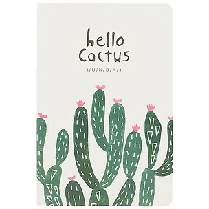 Тетрадь в клетку Languo, Hello cactus, 44 листа, в ассортименте 246127