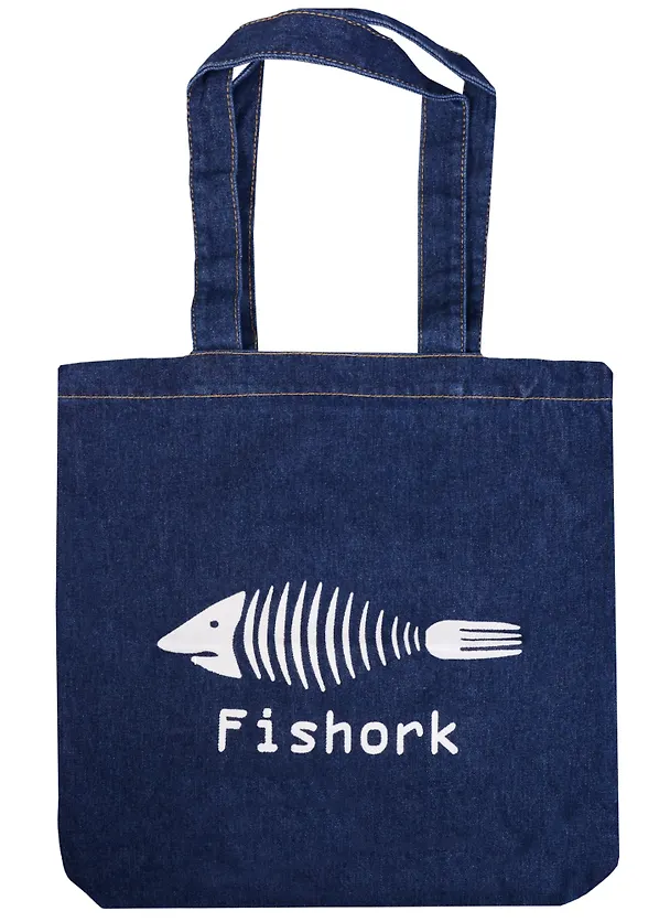 Сумка-шоппер джинсовая на молнии Fishork 37*33см 12-11522-1915-4 2591357 — 3